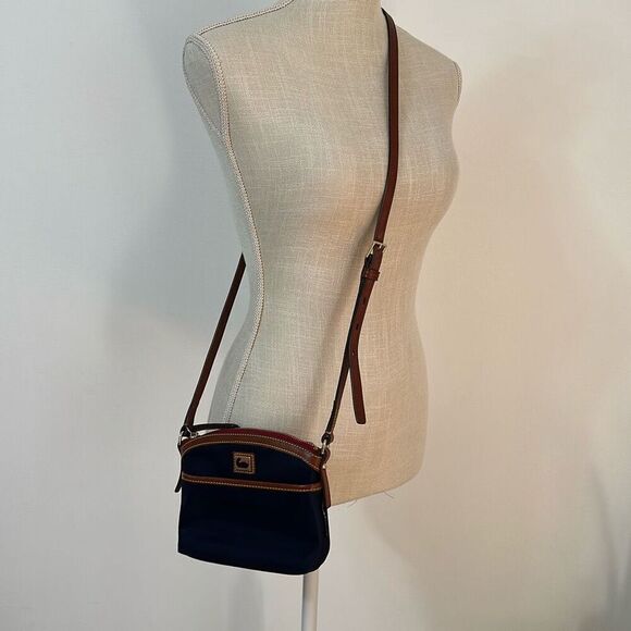 Dooney & Bourke Nylon Domed Crossbody Navy Bag - Picture 14 of 15